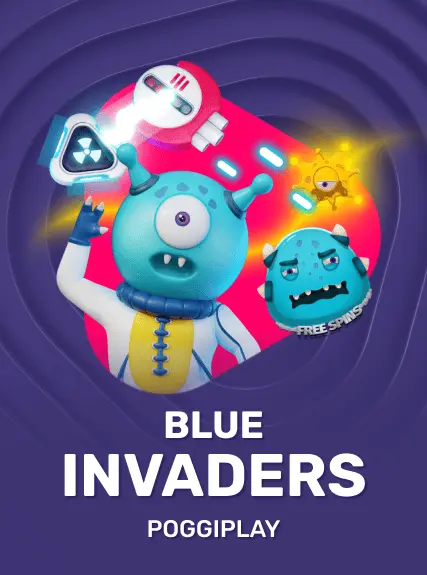 Blue Invaders game tile