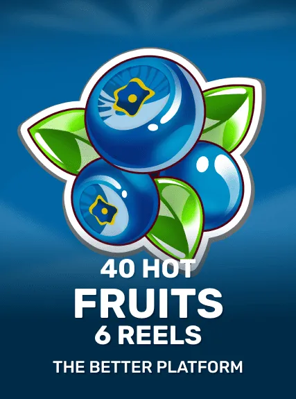 40 Hot Fruits 6 reels game tile